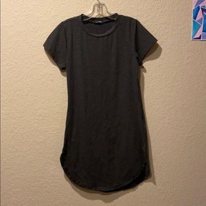 Gray bodycon dress